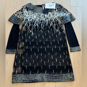 Save The Queen! Rare Italian Designer Dress NWT Made In Italy COLLECTOR PIECE!!